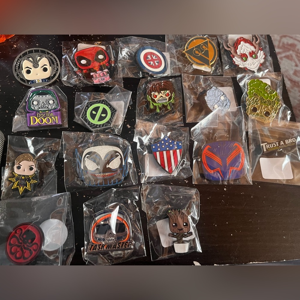 Funko pin lot…18 total